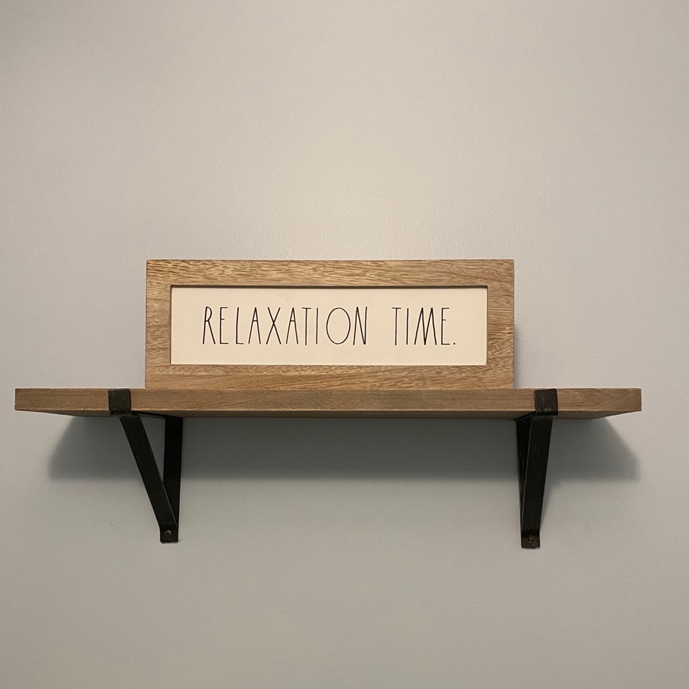 Rae Dunn Relaxing Time sign
